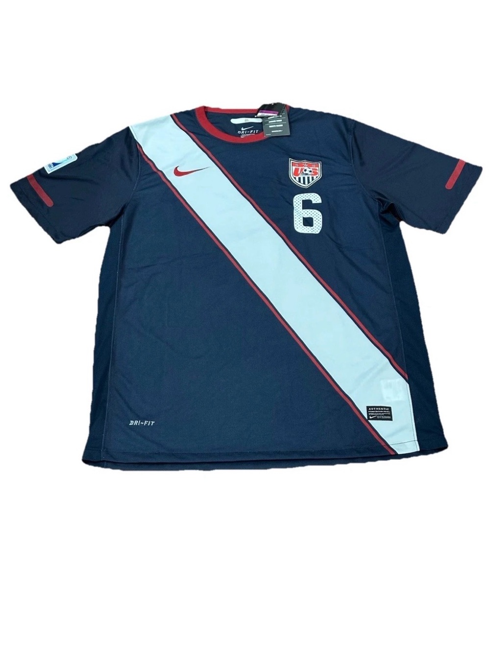 Nike USA US Soccer 2010 World Cup Away Borchers #6 Size XXL